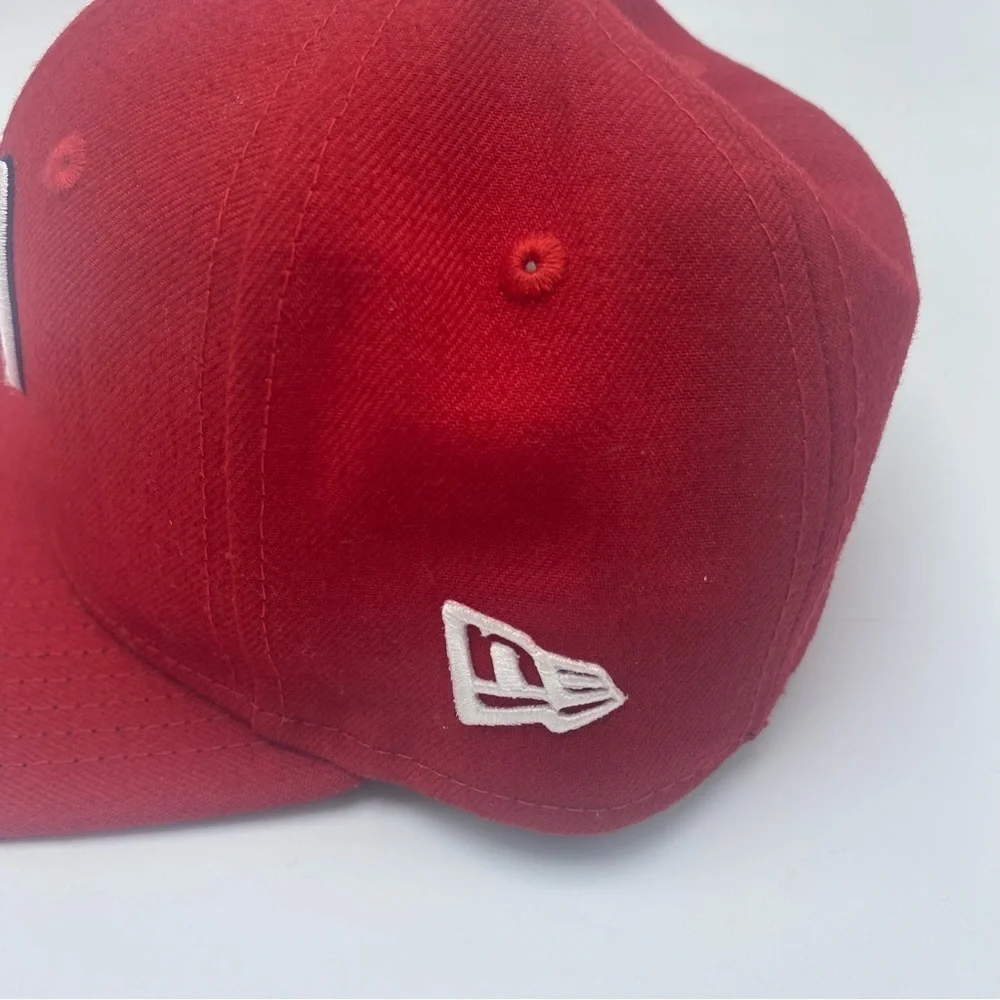 Washington Nationals Baseball Cap Red White Nats 59Fifty New Era Fitted 6 1/2